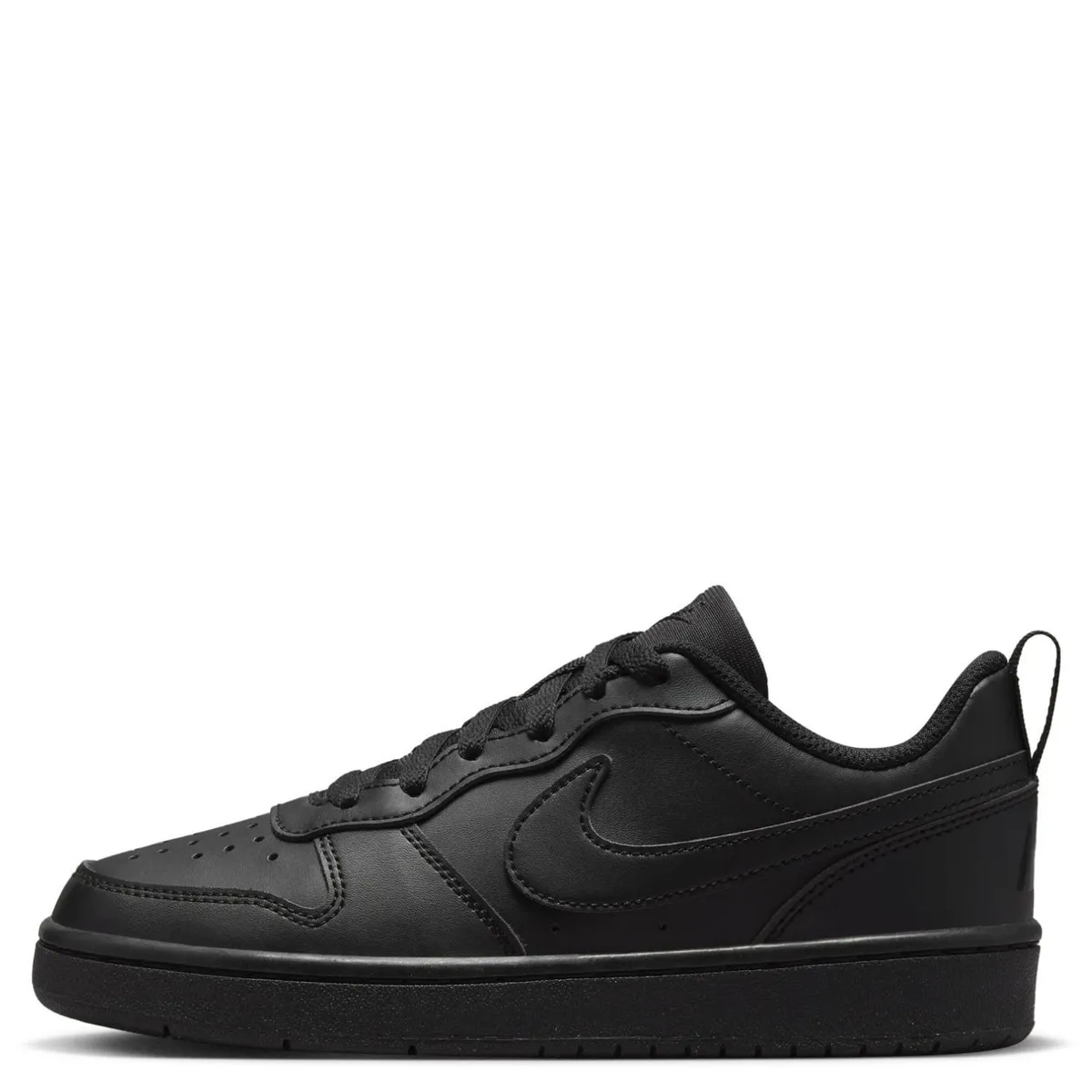 NIKE - Court Borough Zapatilla Urbana  Niño Cuero Negro (27 a 37.5) Nike