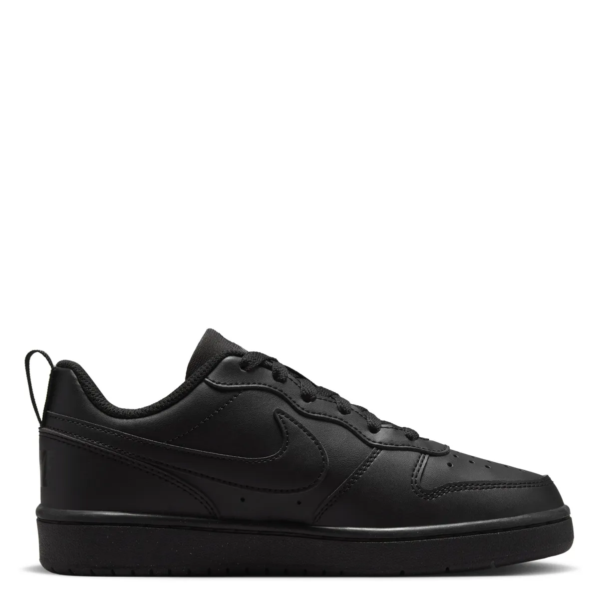 NIKE - Court Borough Zapatilla Urbana  Niño Cuero Negro (27 a 37.5) Nike