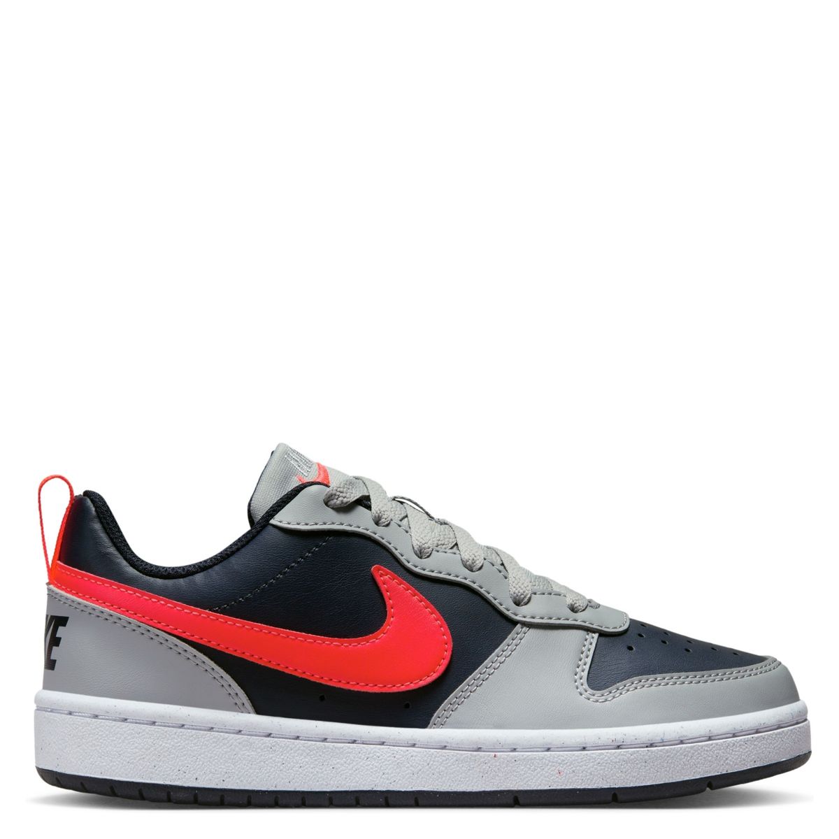 NIKE - Court Borough Zapatilla Urbana Niño Cuero Gris (34 a 37.5) Nike