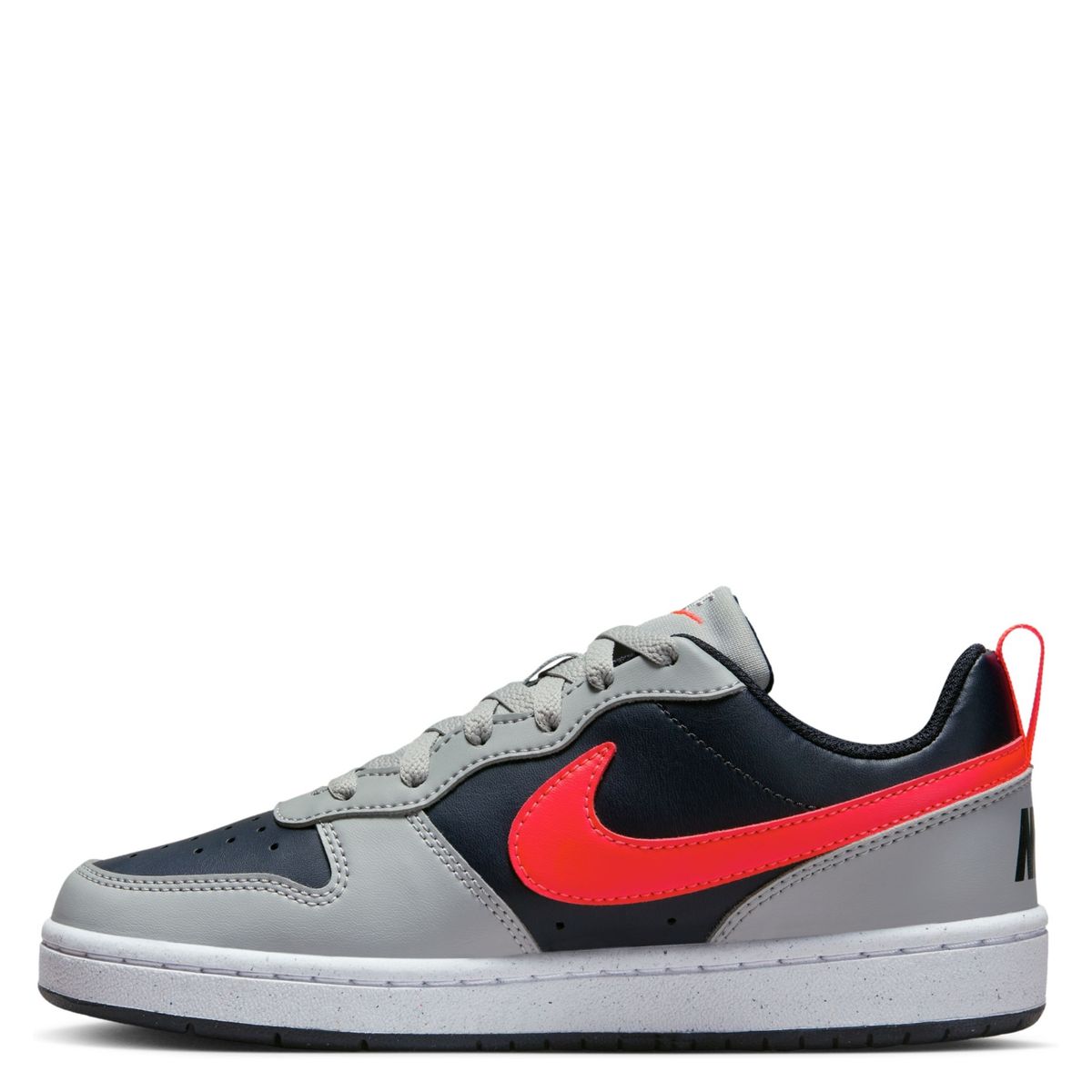 NIKE - Court Borough Zapatilla Urbana Niño Cuero Gris (34 a 37.5) Nike