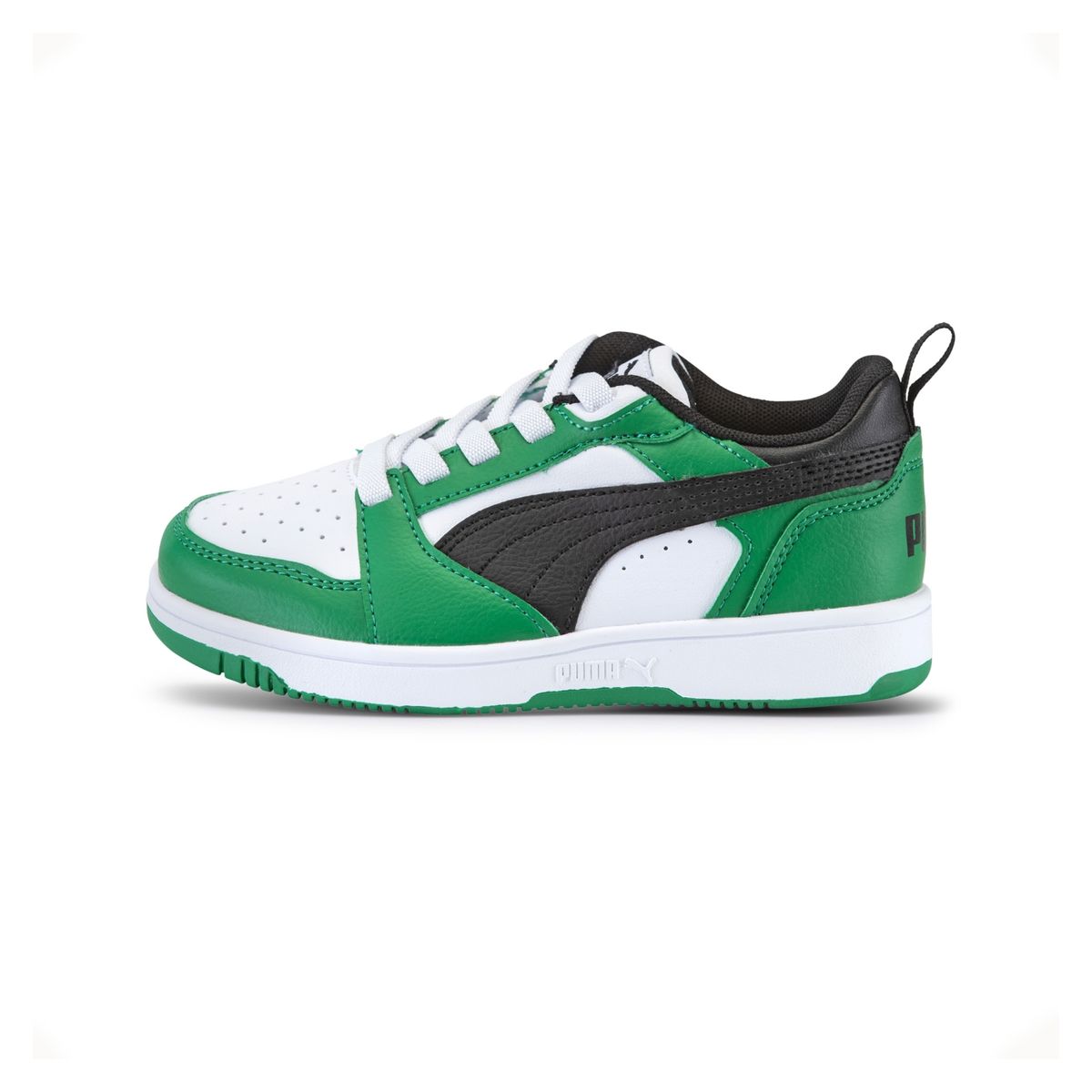 PUMA - Rebound V6 Zapatilla Urbana Niño Verde (28 a 35) Puma