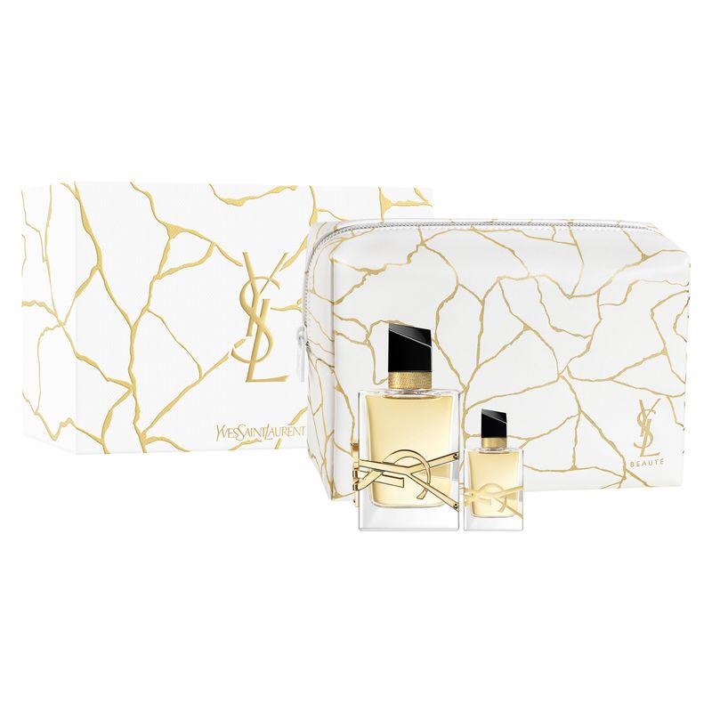 YVES SAINT LAURENT - Set Perfume Mujer Libre Edp 50Ml + 7.5Ml + Pouch Yves Saint Laurent