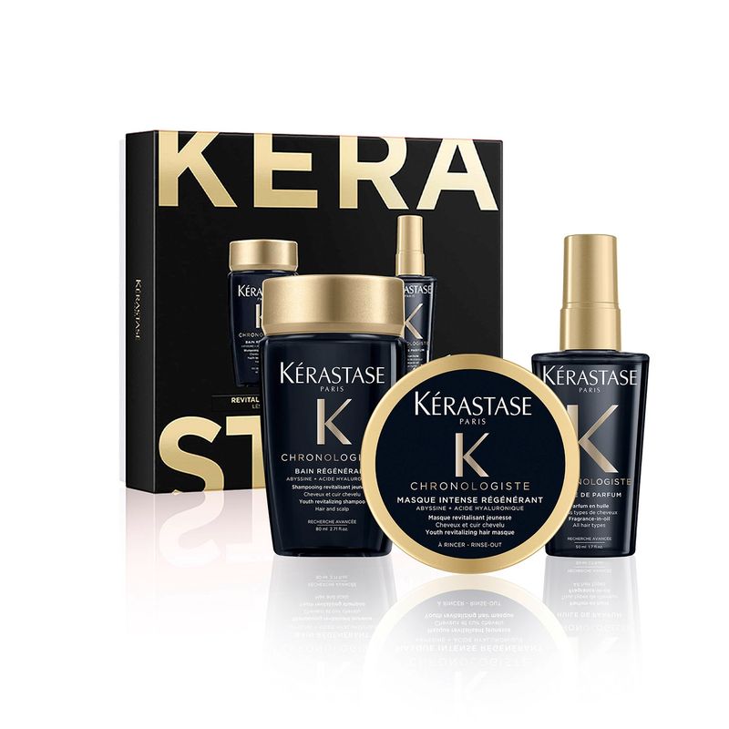 KERASTASE Set Revitalizante Anti-Edad Chronologiste Shampoo 80ml +