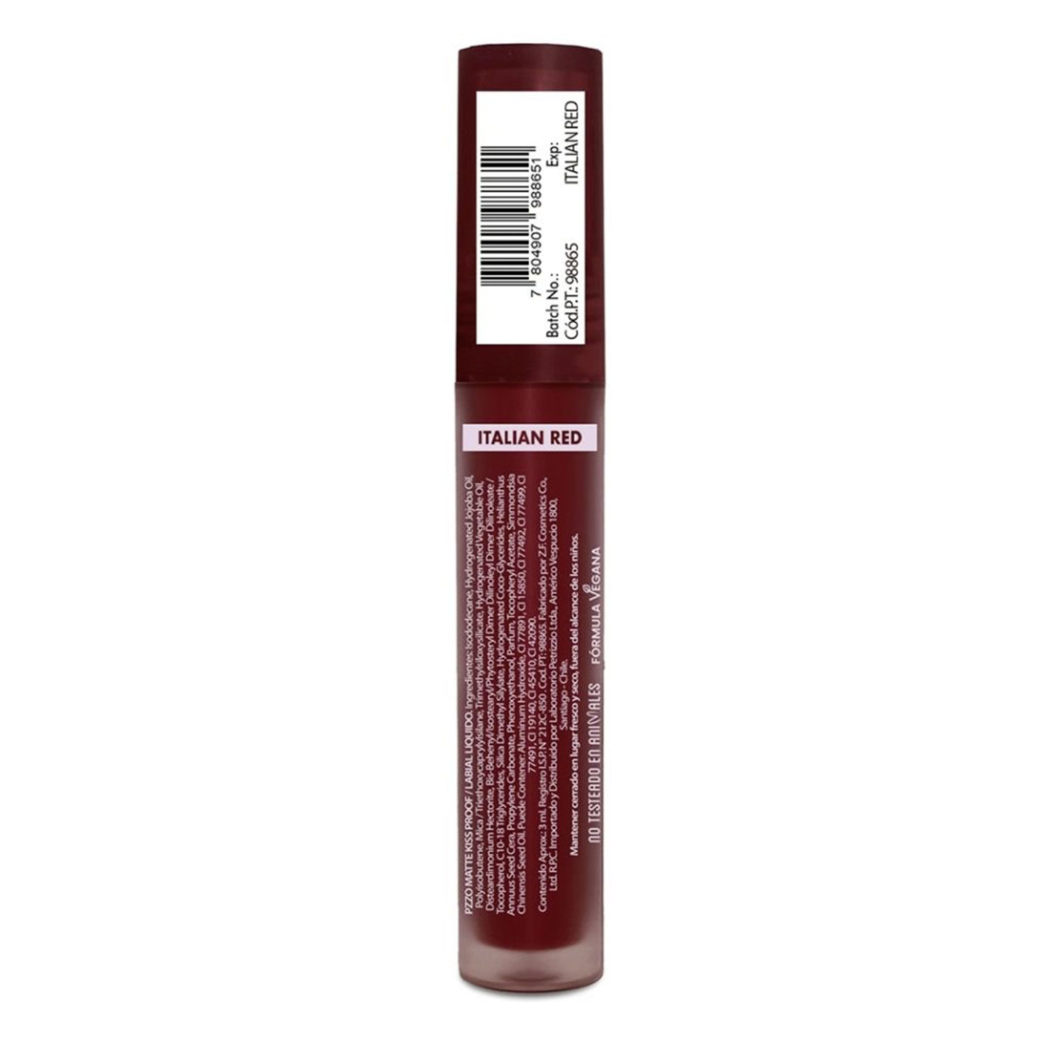 PETRIZZIO Labiales Larga Duración Kiss Proof Italian Red Petrizzio