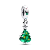 Charm Colgante Árbol De Navidad Brillante Mujer
