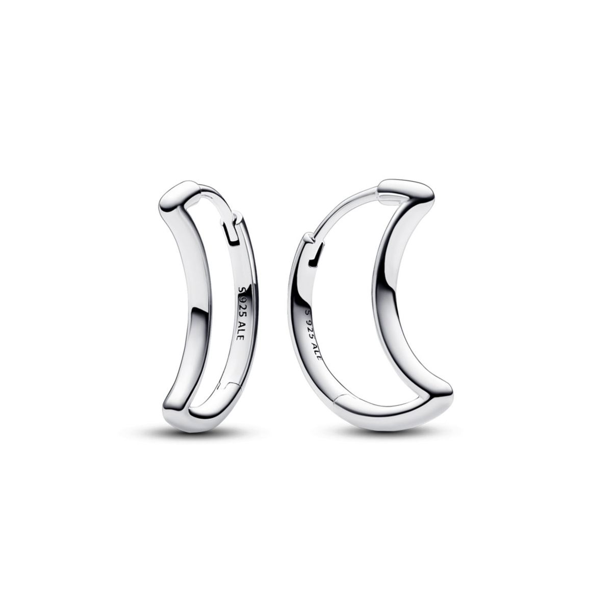 PANDORA - Aretes De Aro Luna Mujer Pandora