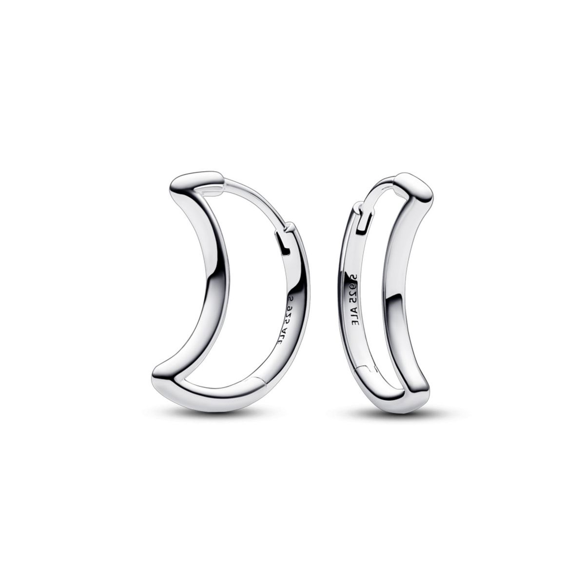 PANDORA - Aretes De Aro Luna Mujer Pandora