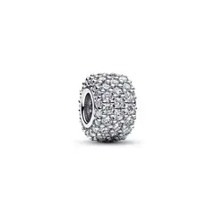 PANDORA - Charm Triple Fila Brillante Mujer