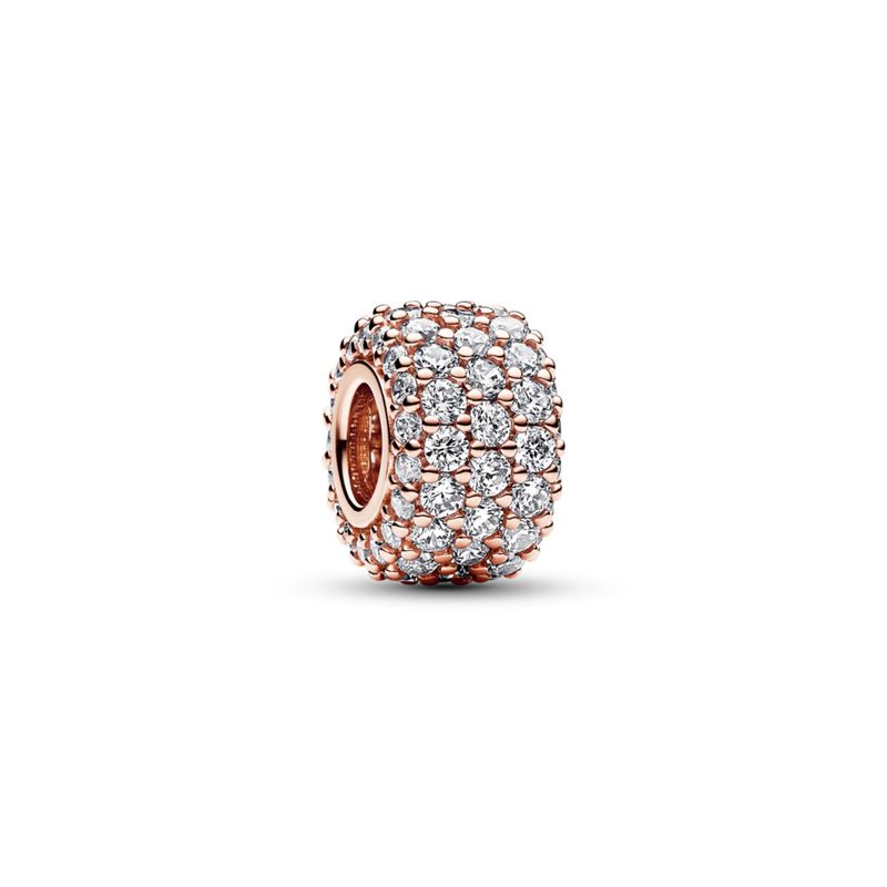 PANDORA - Charm Triple Fila Brillante Pandora Mujer Pandora