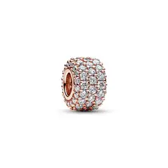 PANDORA - Charm Triple Fila Brillante Mujer