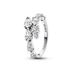 PANDORA - Anillo Superpuesto Brillante Mujer