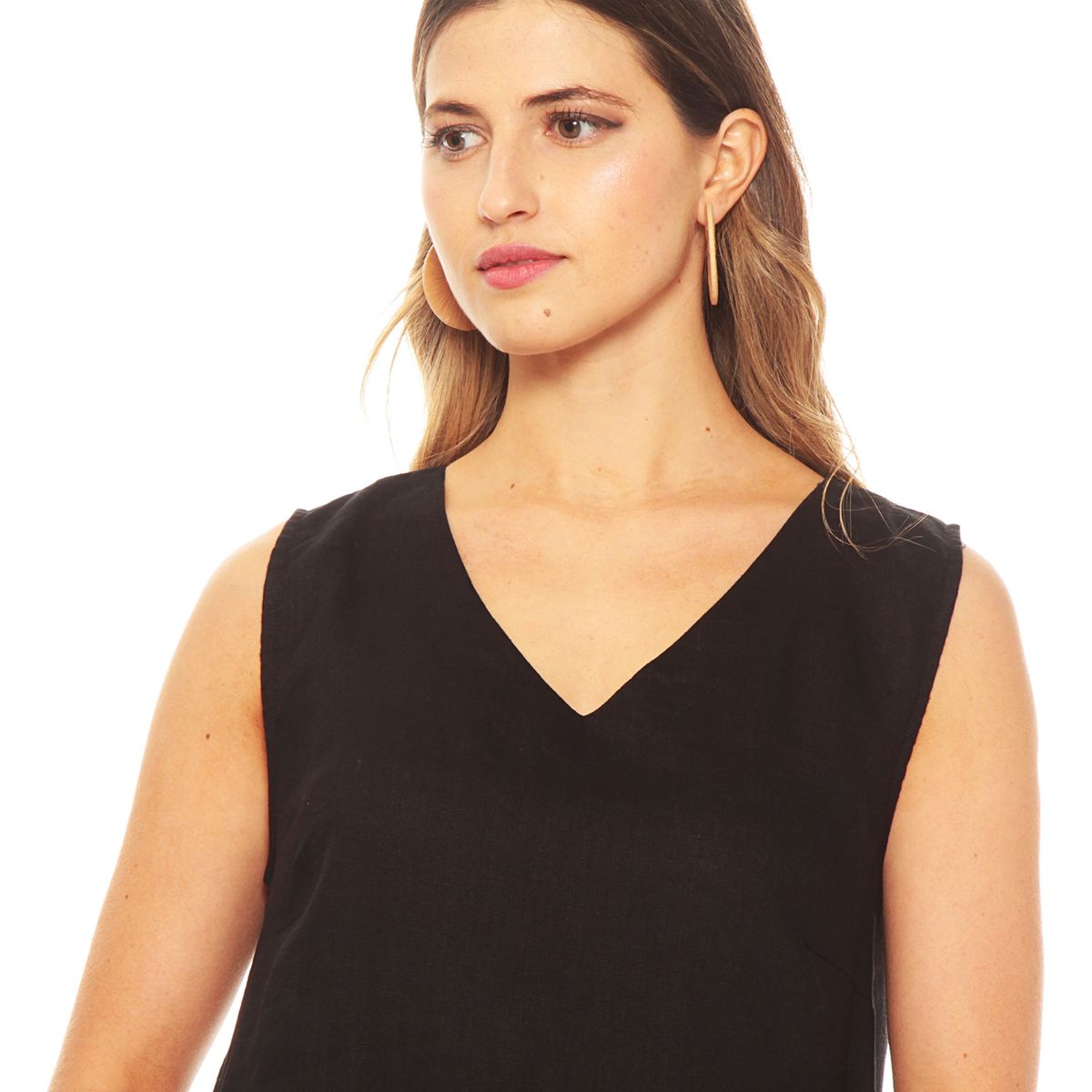 WADOS - Vestido Mujer Largo Lino Wados