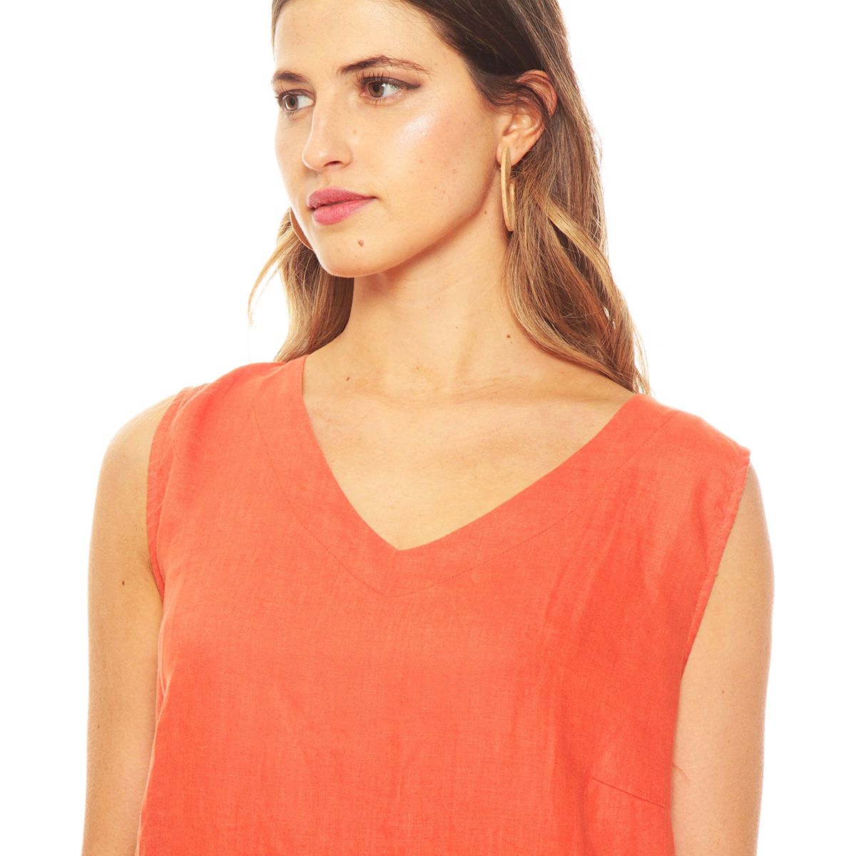 WADOS - Vestido Mujer Largo Lino Wados