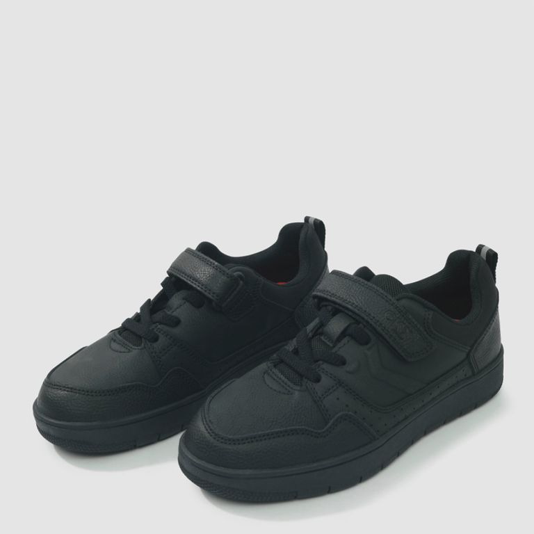 COLLOKY Zapatilla Escolar Niño Negro (34 a 41)