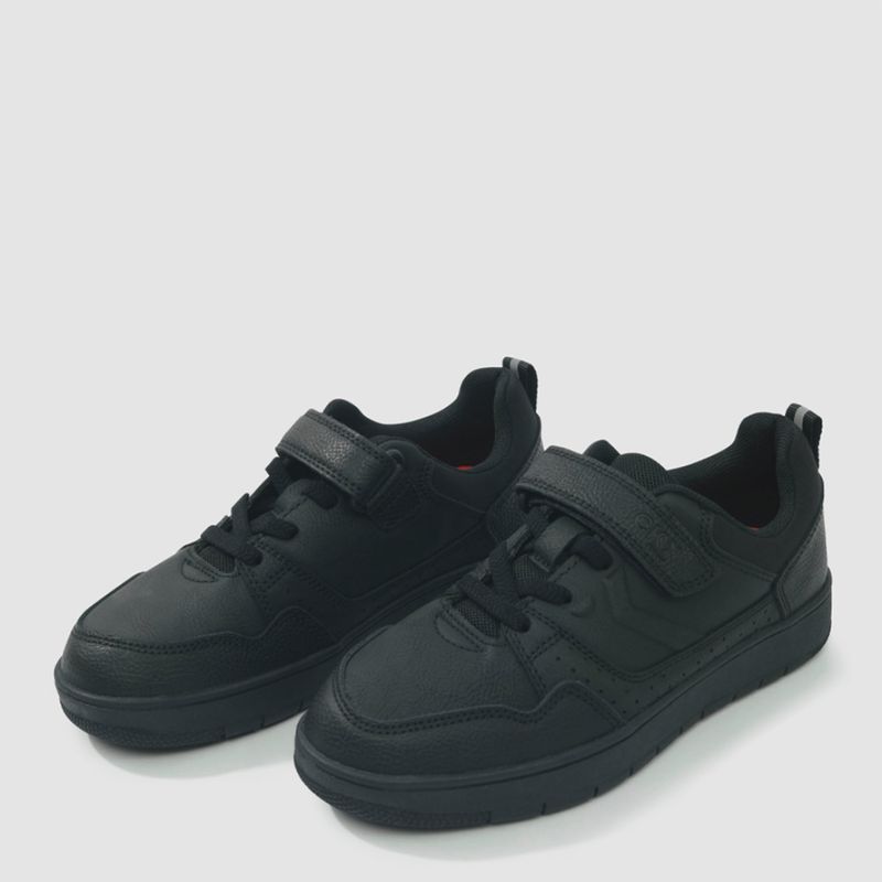 COLLOKY - Zapatilla Escolar Niño Negro Colloky (34 a 41)