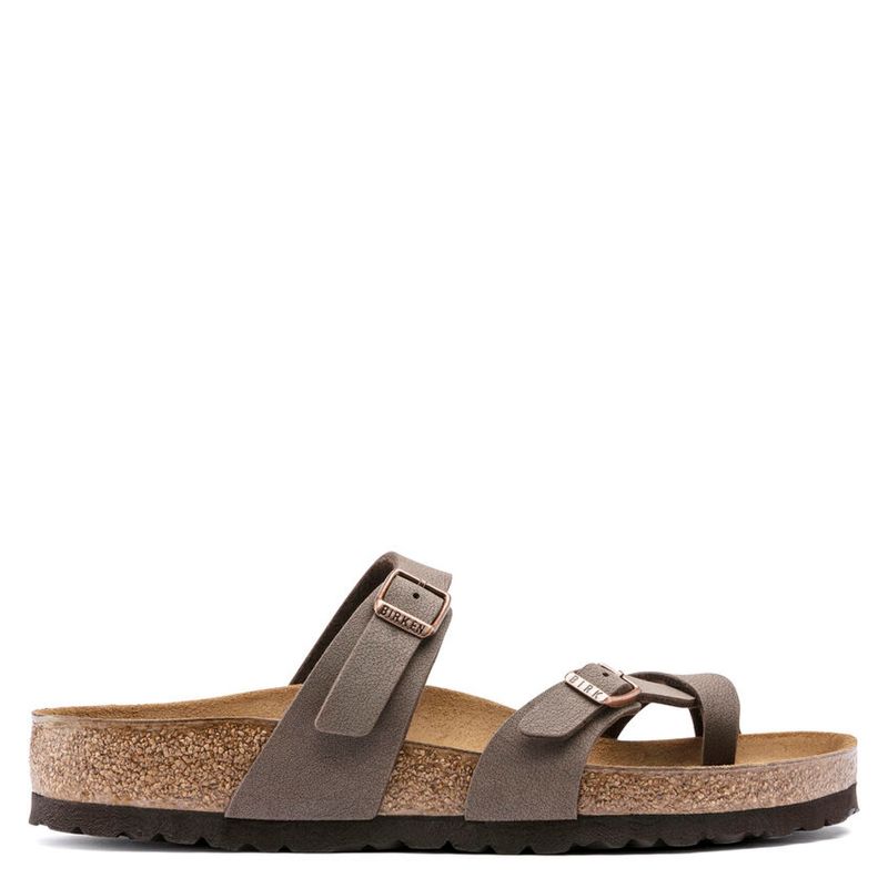 BIRKENSTOCK - Sandalia Plana Mujer Café Birkenstock