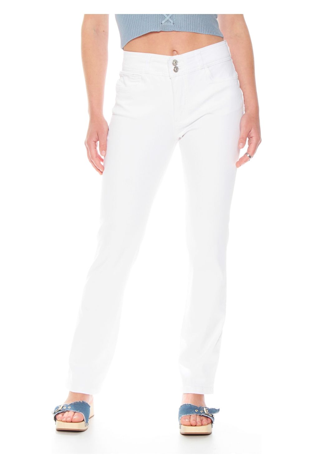 WADOS - Jeans Básico Tiro Alto Mujer Wados