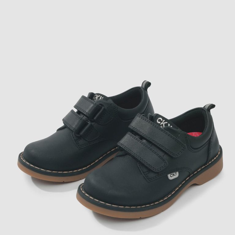 COLLOKY Calzado Escolar Niña Negro (34 a 39)