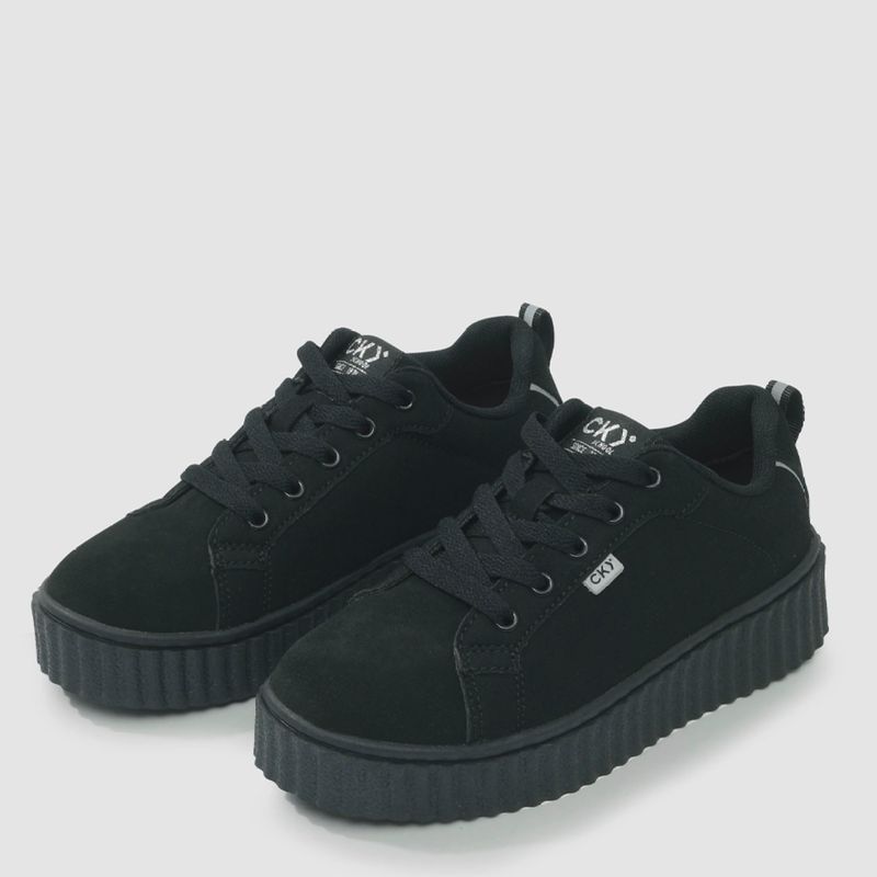 COLLOKY - Zapatilla Escolar Niño Negro Colloky (34 a 41)