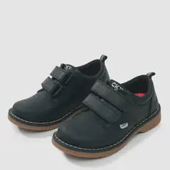 COLLOKY - Calzado Escolar Niña Cuero Negro (26 a 29)