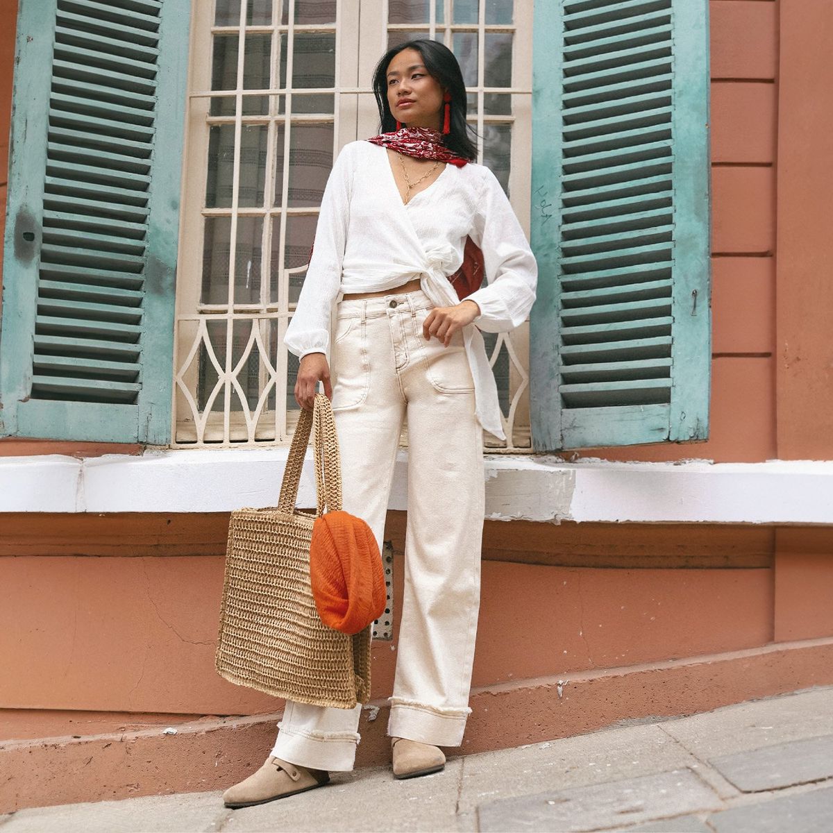 RAINDOOR - Jeans Recto Tiro Medio Mujer Raindoor