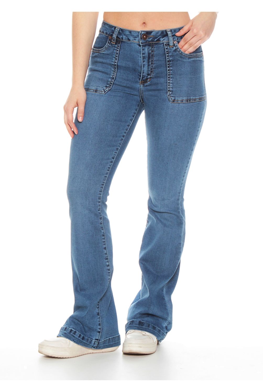 WADOS - Jeans Cargo Tiro Alto Mujer Wados