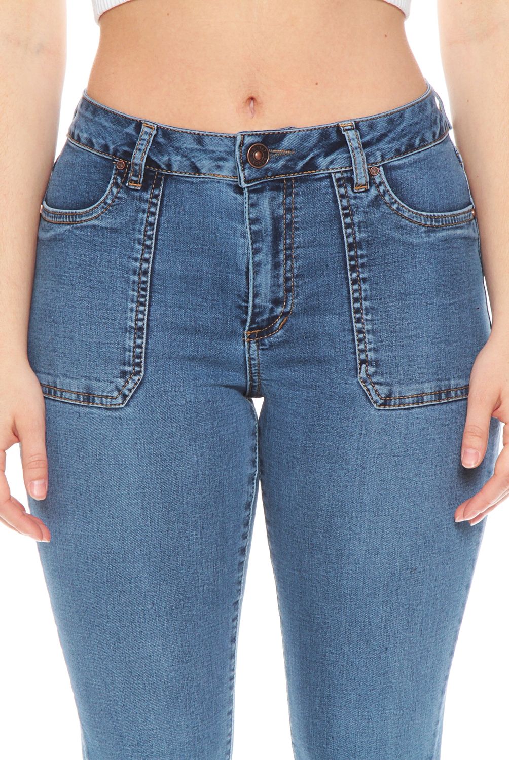 WADOS - Jeans Cargo Tiro Alto Mujer Wados