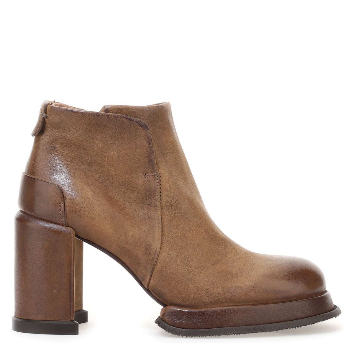 AS 98 - Botín Mujer Cuero Café As 98