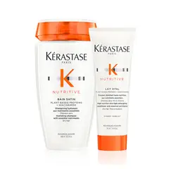 KERASTASE - Set Hidratación Cabello Seco Nutritive Shampoo 250 ml +Máscara 75ml Kérastase