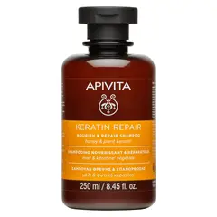 APIVITA - Shampoo Keratin Repair Nutritivo Y Reparador Para Cabello Seco Y Dañado