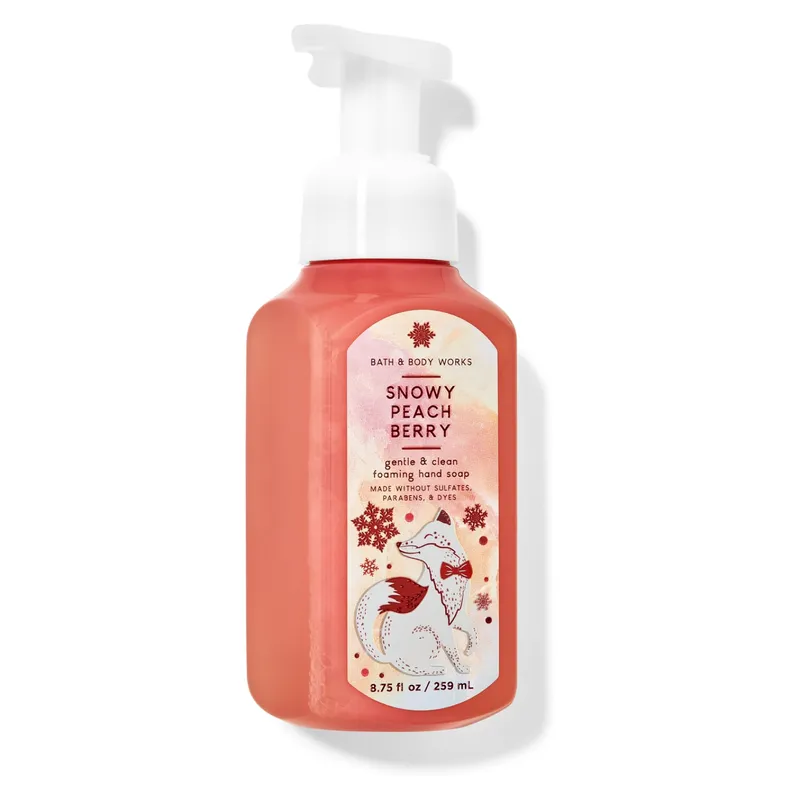 BATH & BODY WORKS - Jabón Espumoso Snowy Peach Berry 259ml Bath & Body Work
