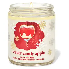 BATH & BODY WORKS - Vela Mediana Winter Candle Apple