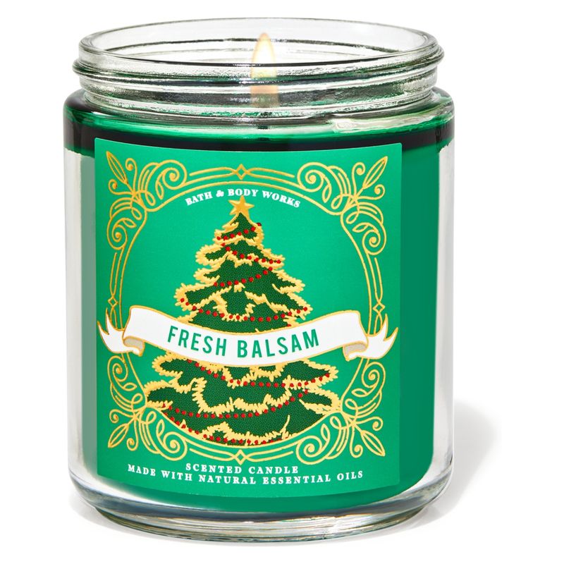 BATH & BODY WORKS - Vela Pequeña Fresh Balsam 207ml Bath & Body Works