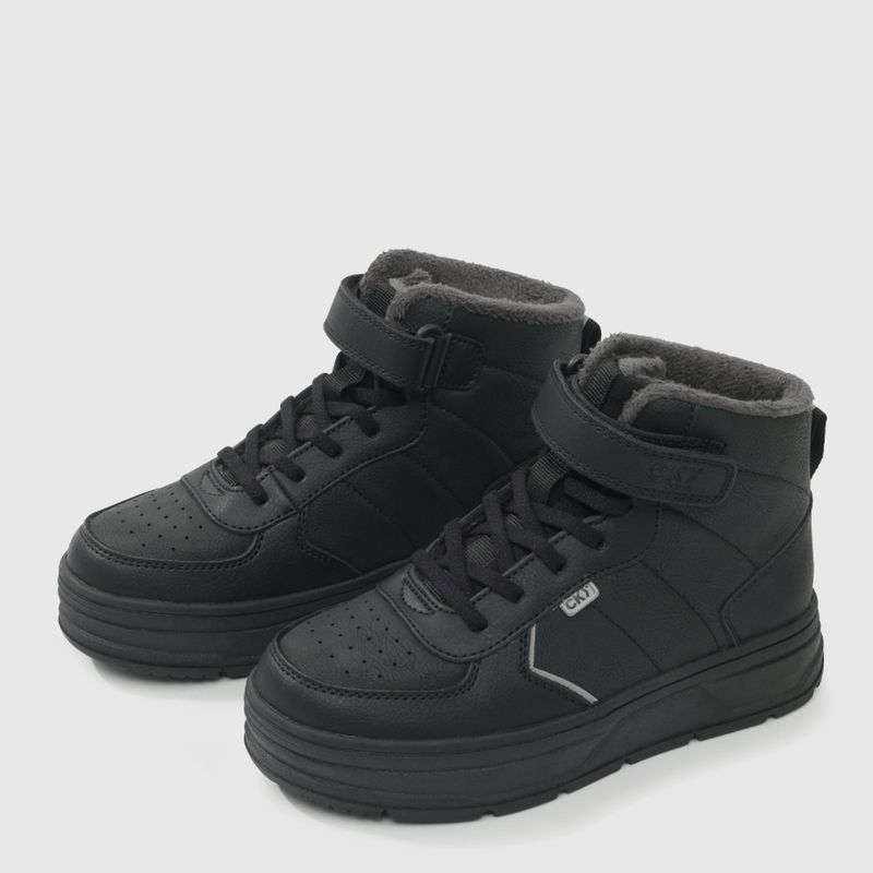 COLLOKY - Zapatilla Escolar Niña Negro Colloky (34 a 39)