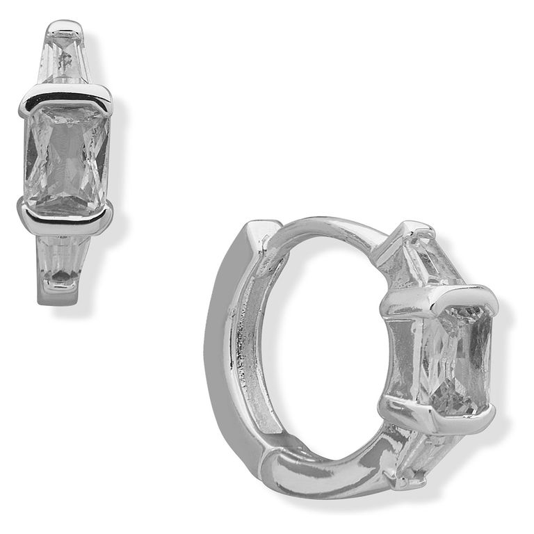 ANNE KLEIN Aros Plateado Mujer