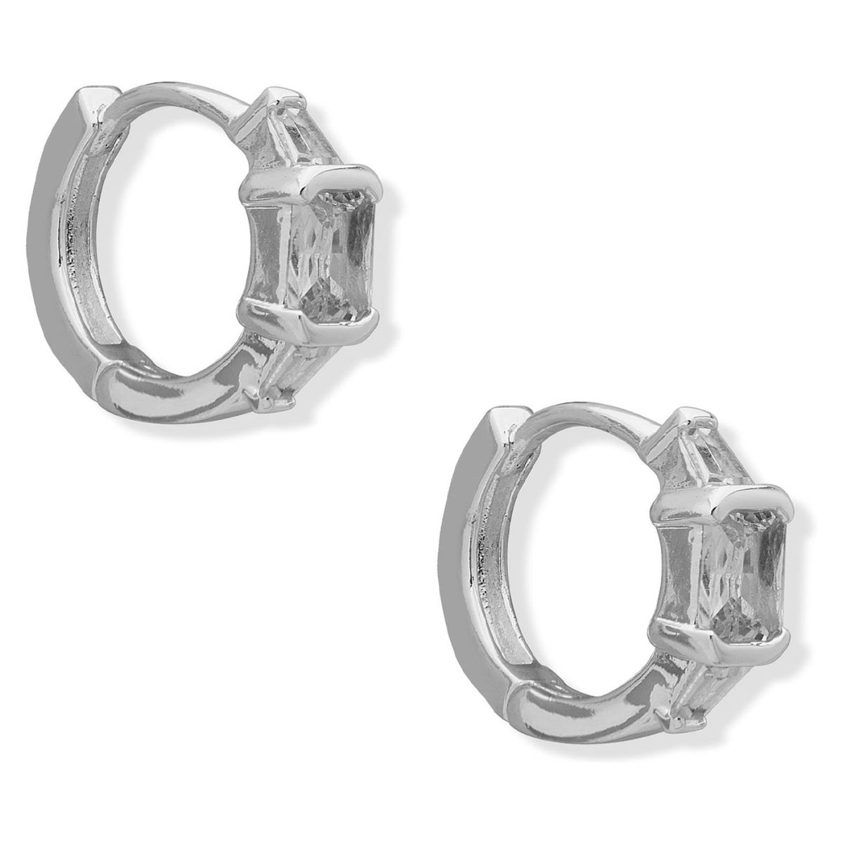ANNE KLEIN - Aros Plateado  Mujer Anne Klein