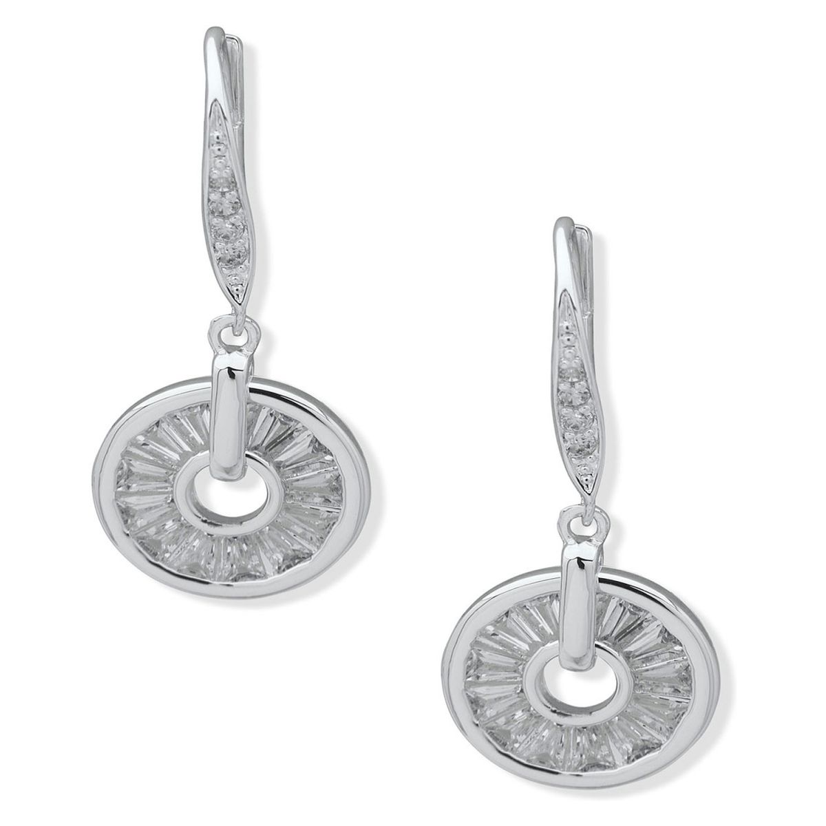 ANNE KLEIN - Aros Plateado  Mujer Anne Klein