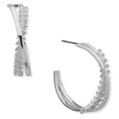 ANNE KLEIN - Aros Plata Mujer