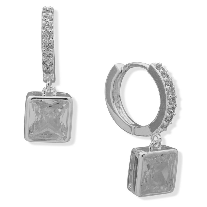 ANNE KLEIN - Aros Plateado Mujer Anne Klein