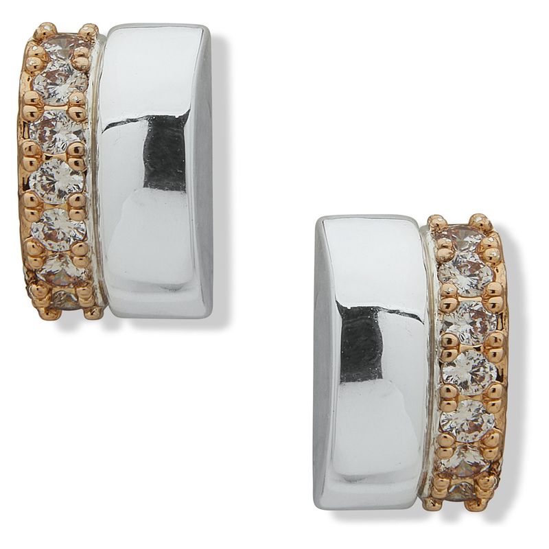 ANNE KLEIN - Aros Plateado Mujer Anne Klein