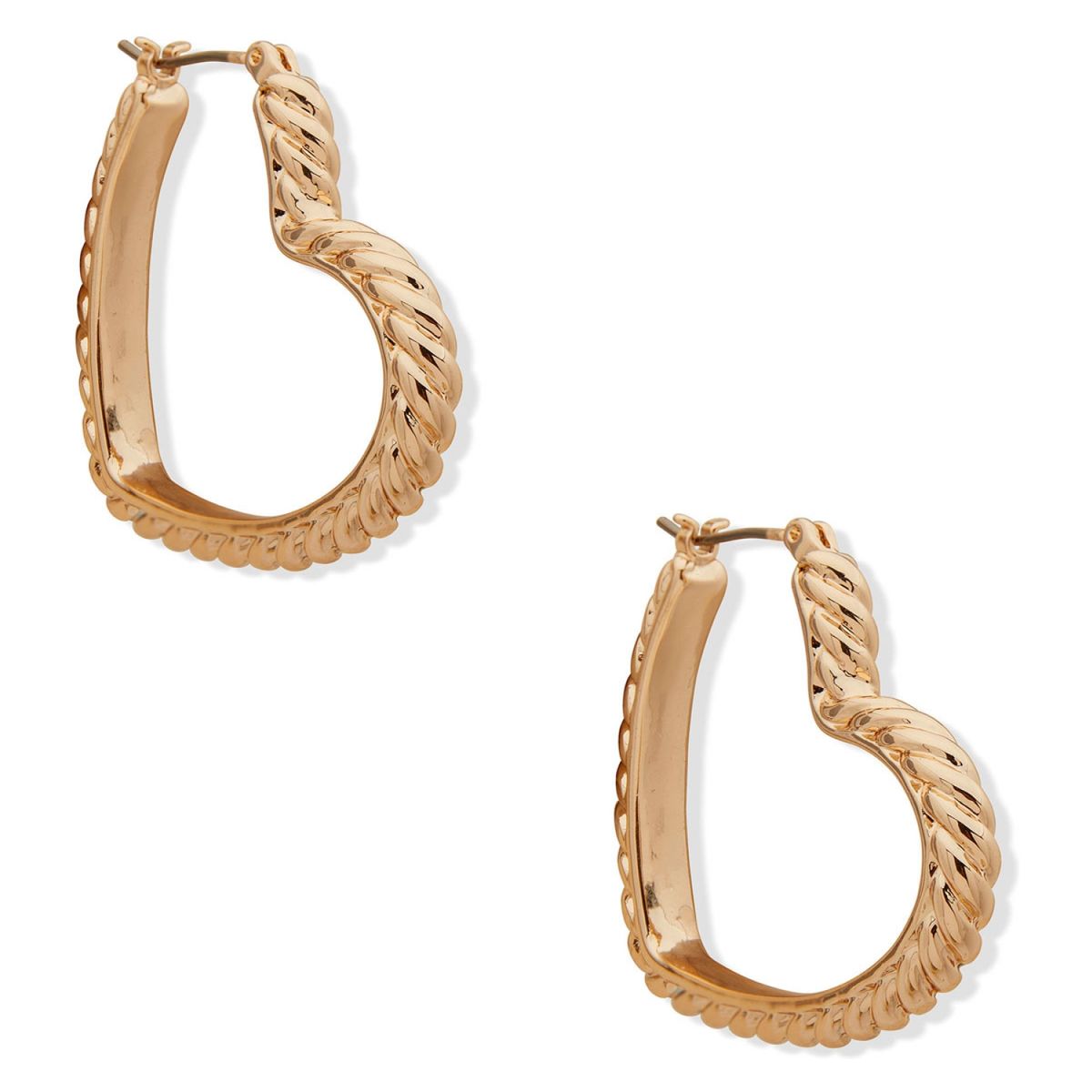 ANNE KLEIN - Argollas Dorado Mujer Anne Klein