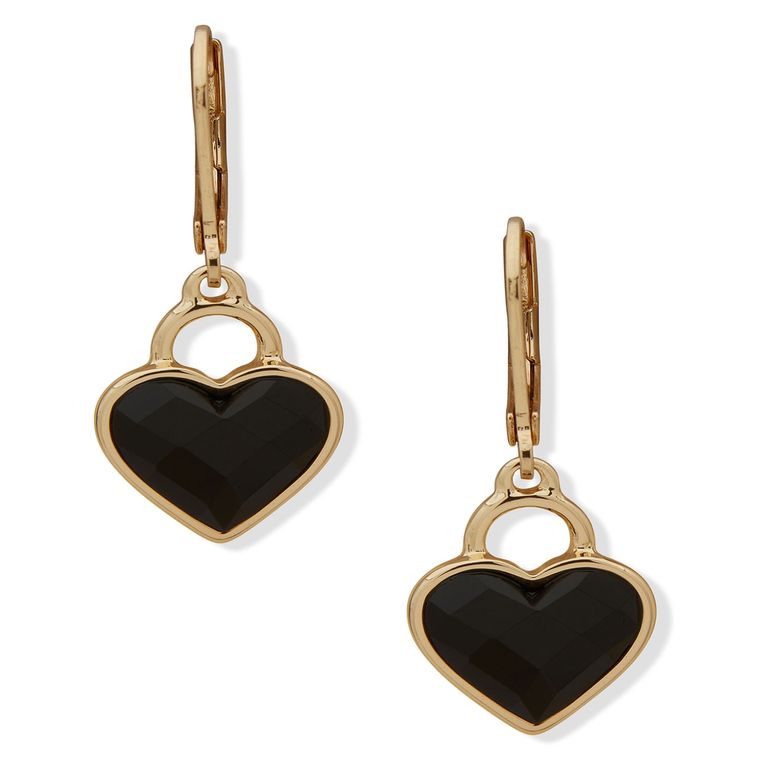 ANNE KLEIN Aros Negro Mujer