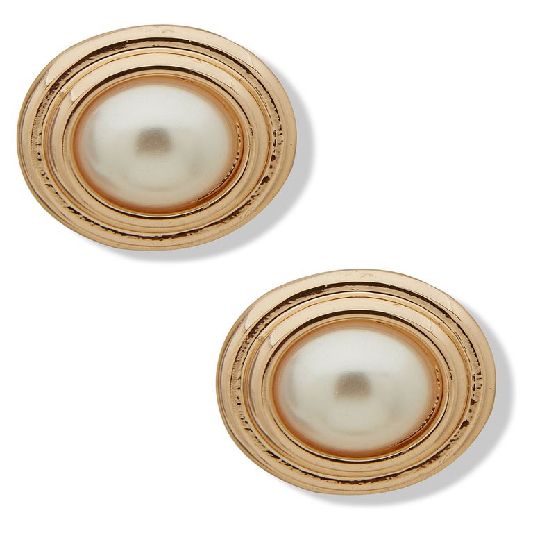 ANNE KLEIN Aros Dorado Mujer