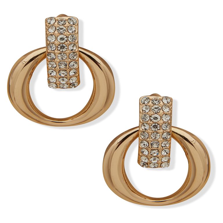 ANNE KLEIN Aros Dorado Mujer