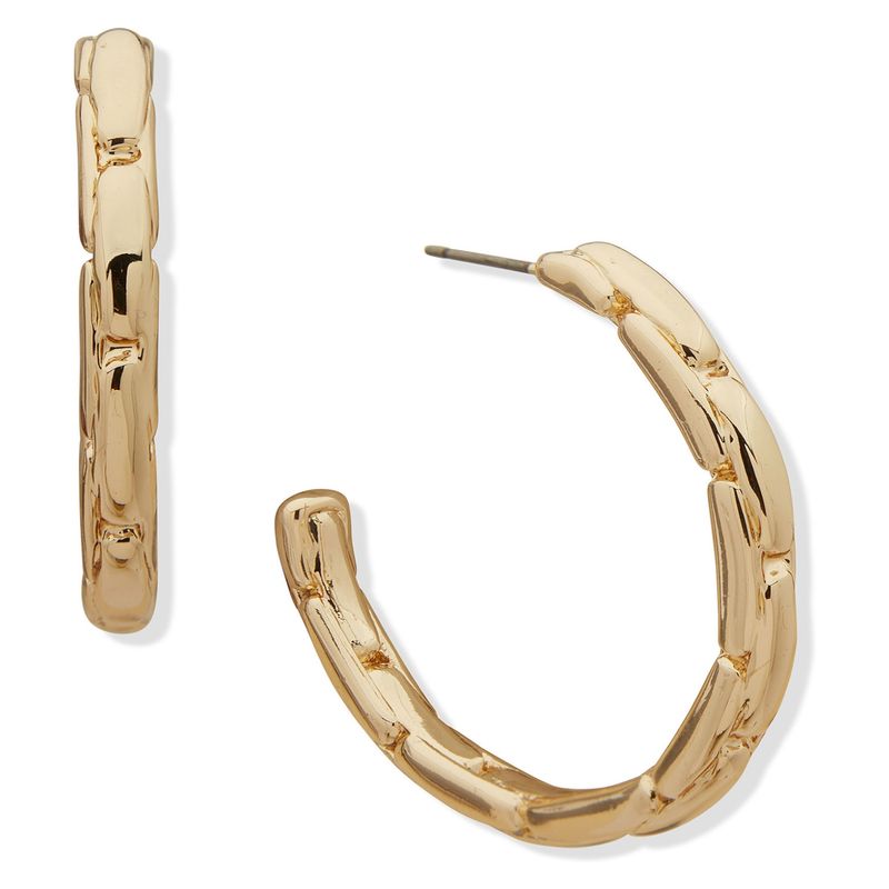 ANNE KLEIN - Argollas Dorado Mujer Anne Klein