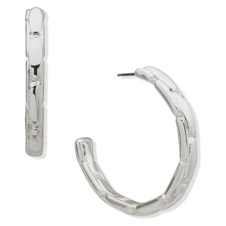 ANNE KLEIN Argollas Plateado Mujer