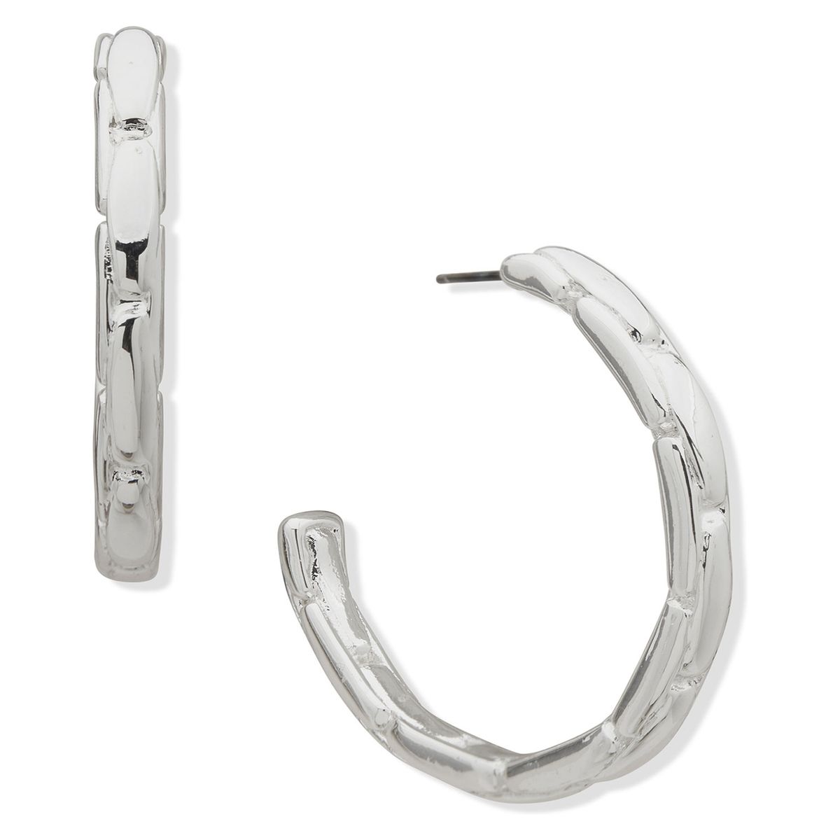 ANNE KLEIN - Argollas Plateado Mujer Anne Klein