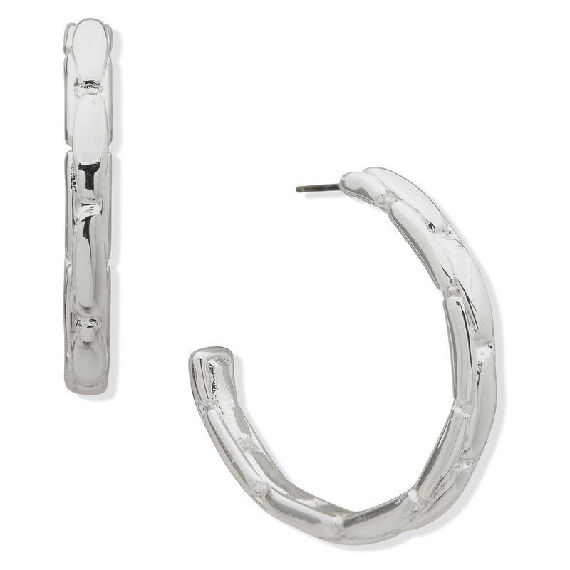 ANNE KLEIN - Argollas Plateado Mujer Anne Klein