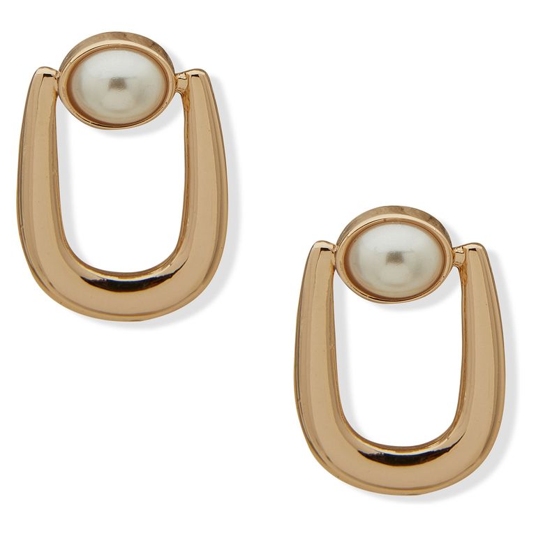 ANNE KLEIN Aros Dorado Mujer