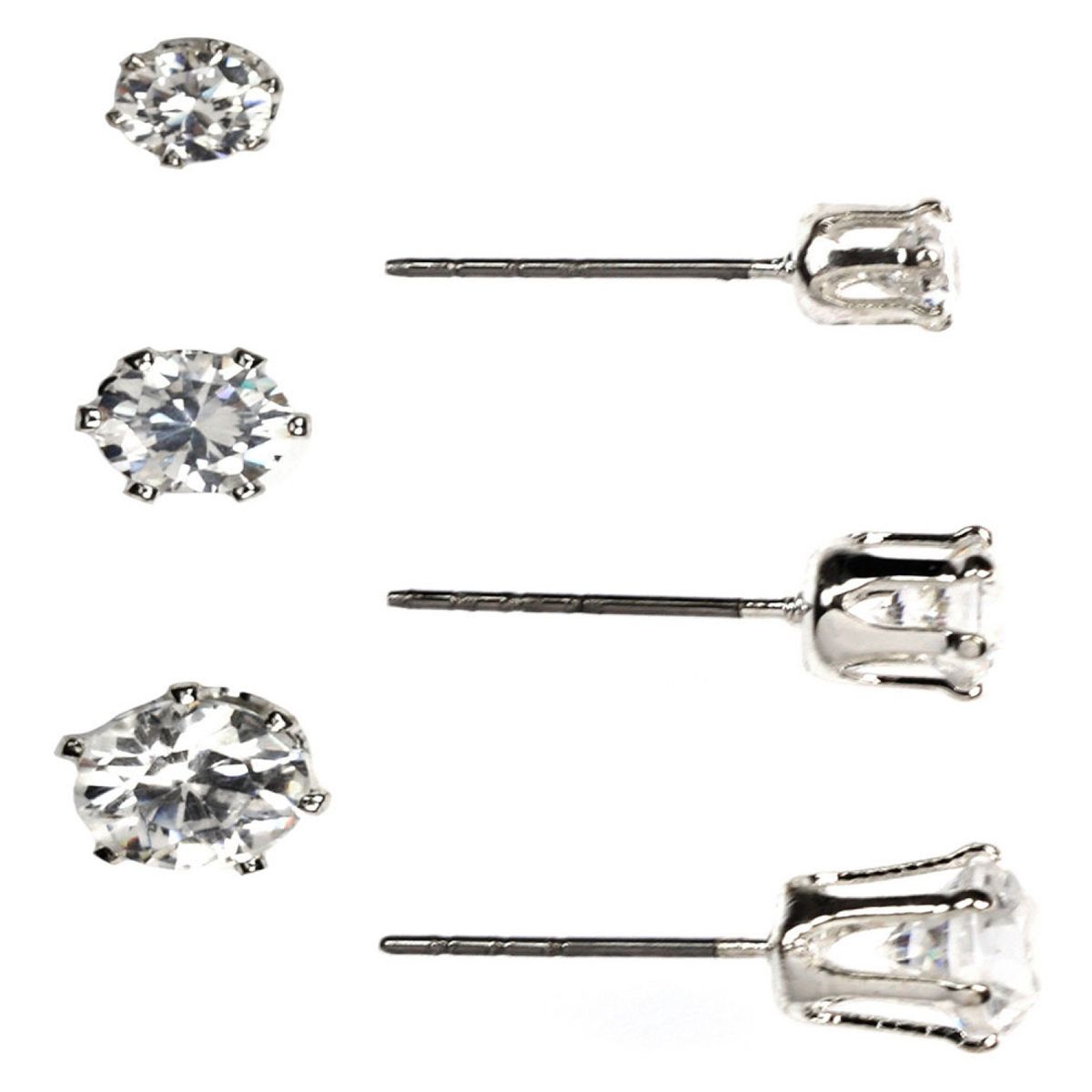 ANNE KLEIN - Aros Plateado Mujer Anne Klein